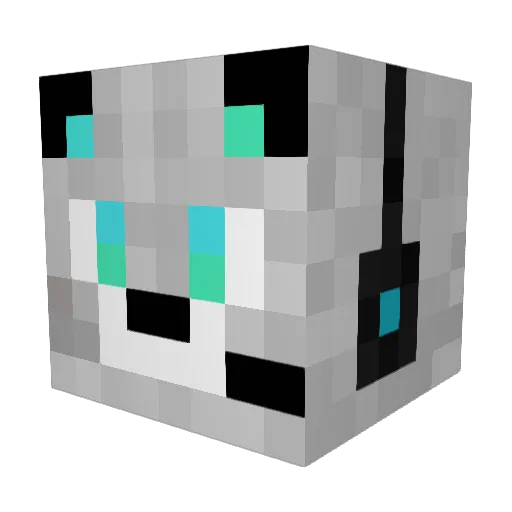 ShaddowWolf_DE Minecraft avatar head, 3D render