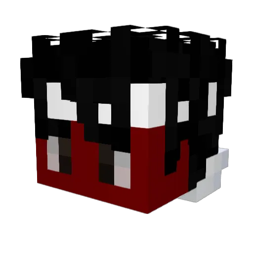 ShaddySpades Minecraft avatar head, 3D render