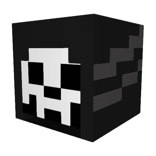 Shade1845 Minecraft avatar head, 3D render