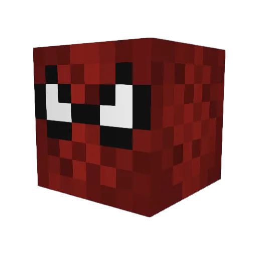 Shade560 Minecraft avatar head, 3D render