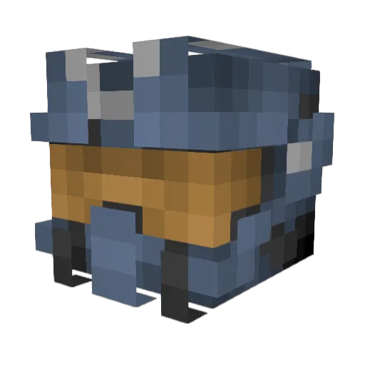 Shade58 Minecraft avatar head, 3D render
