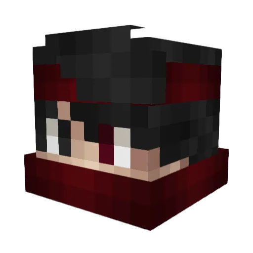 Shade8991 Minecraft avatar head, 3D render