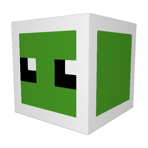 ShadeGoat Minecraft avatar head, 3D render
