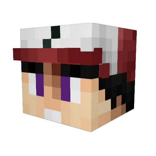 ShadeLogan Minecraft avatar head, 3D render