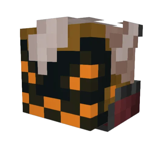 ShadeProgrammer Minecraft avatar head, 3D render
