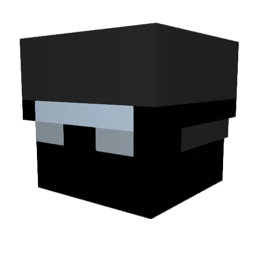 ShadeV01D Minecraft avatar head, 3D render