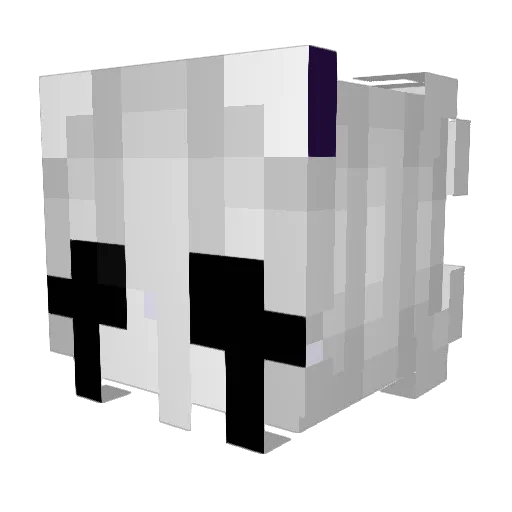 ShadeXReaper Minecraft avatar head, 3D render