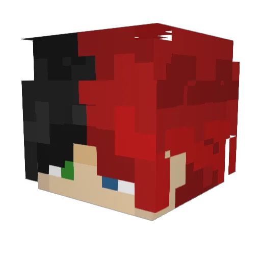 ShadeZIsMissing Minecraft avatar head, 3D render