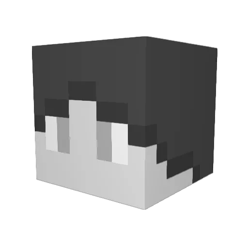 Shade_Scribe Minecraft avatar head, 3D render