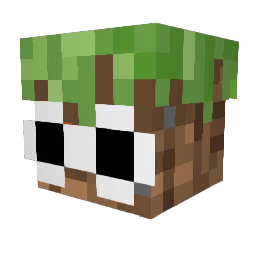 Shade_X_Venom Minecraft avatar head, 3D render