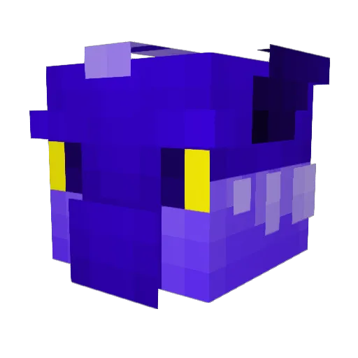 Shade__R Minecraft avatar head, 3D render