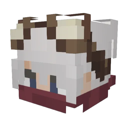 ShadedDragonZ Minecraft avatar head, 3D render
