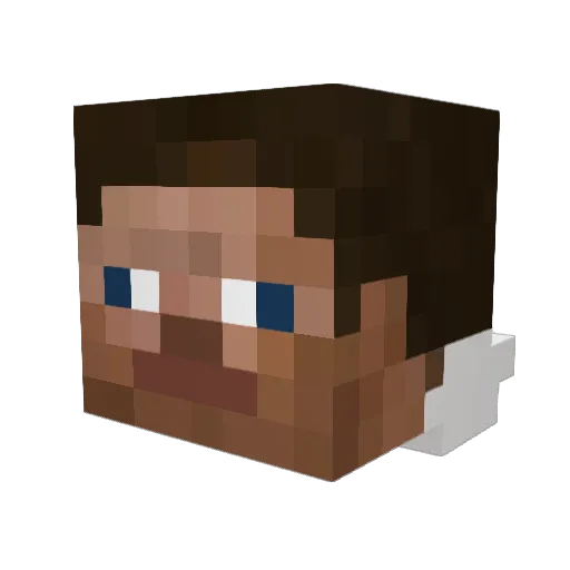 ShadedFlameXI Minecraft avatar head, 3D render