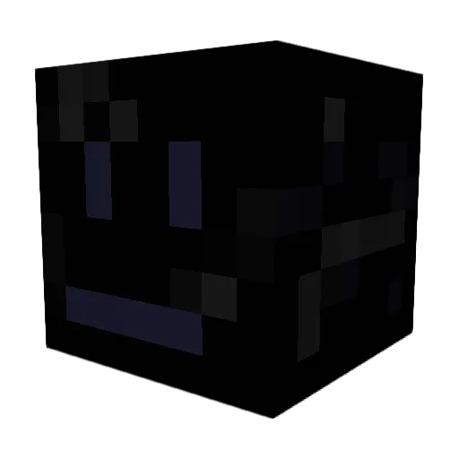 Shadeofpurple Minecraft avatar head, 3D render