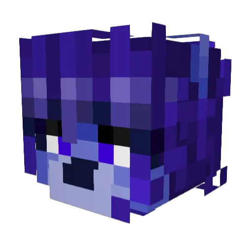 Shadept_ Minecraft avatar head, 3D render