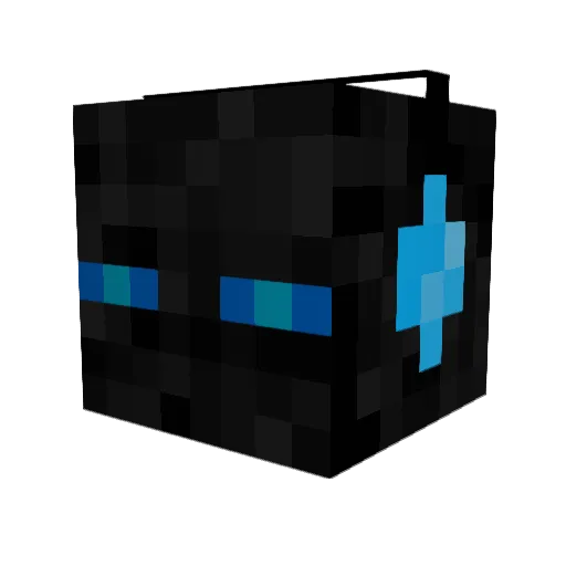 ShaderXZ3 Minecraft avatar head, 3D render