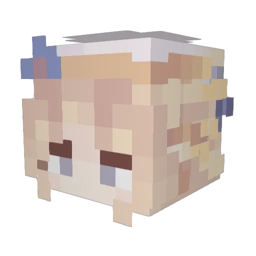 ShadesOfCooI Minecraft avatar head, 3D render