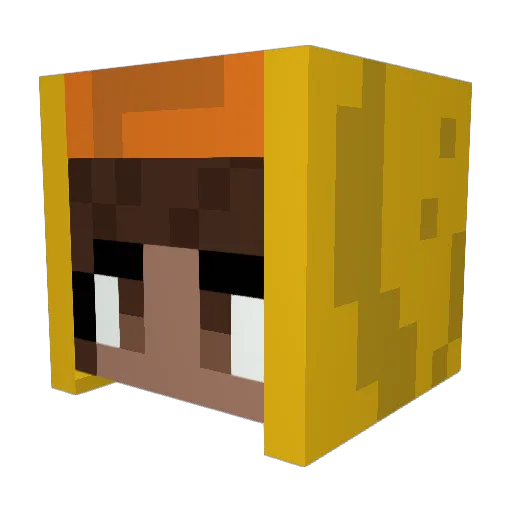 Shadey513 Minecraft avatar head, 3D render