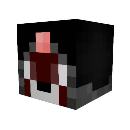 ShadeyMage Minecraft avatar head, 3D render