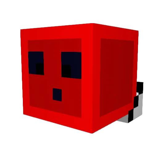 Shadeywolf Minecraft avatar head, 3D render