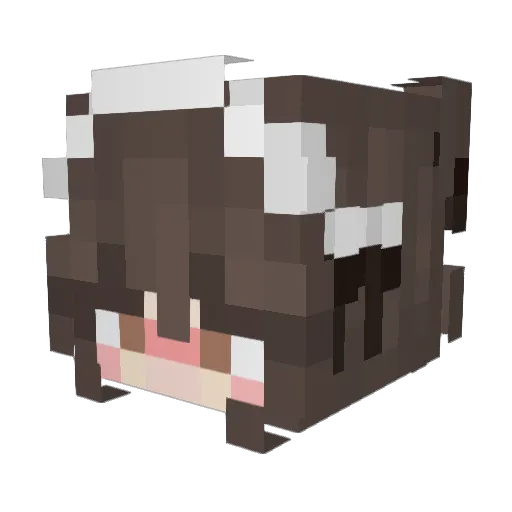 ShadezI Minecraft avatar head, 3D render