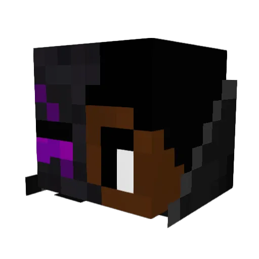 Shadic759 Minecraft avatar head, 3D render