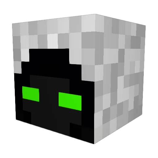 Shadica1 Minecraft avatar head, 3D render