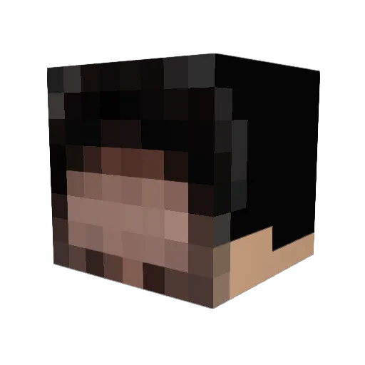 ShadingVaz Minecraft avatar head, 3D render