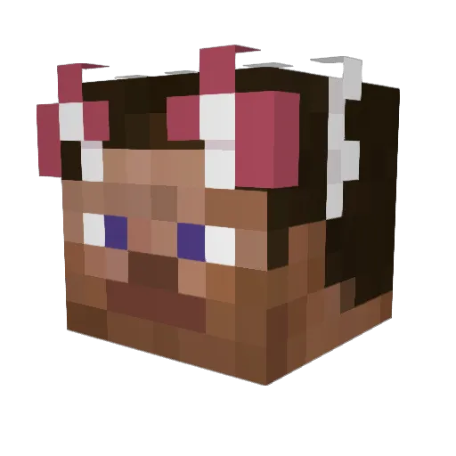 Shadix_6 Minecraft avatar head, 3D render