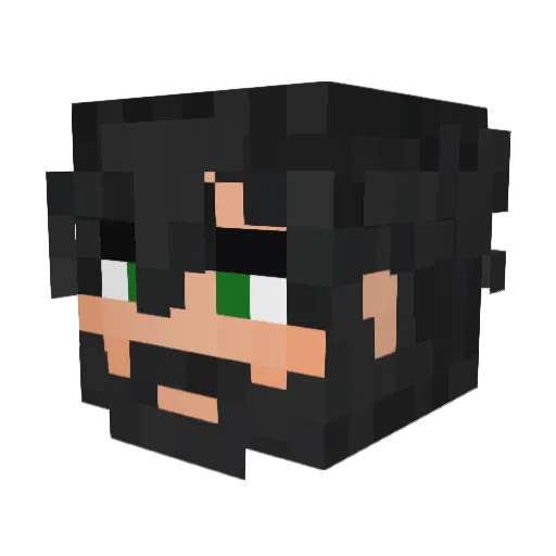 ShadmanSwag Minecraft avatar head, 3D render