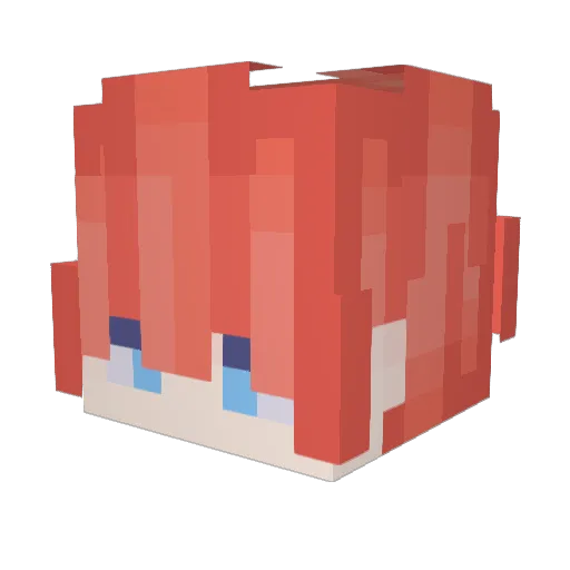 Shadnor Minecraft avatar head, 3D render