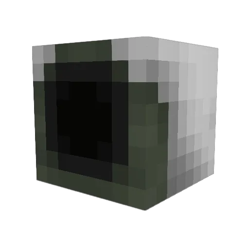 ShadoNova Minecraft avatar head, 3D render