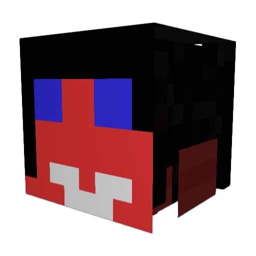 ShadoX_sy Minecraft avatar head, 3D render