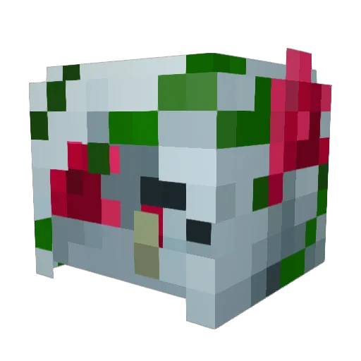ShadoeFall Minecraft avatar head, 3D render