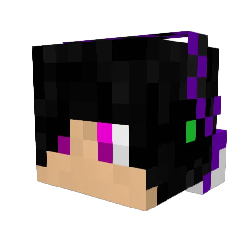 Shadogamer2002 Minecraft avatar head, 3D render