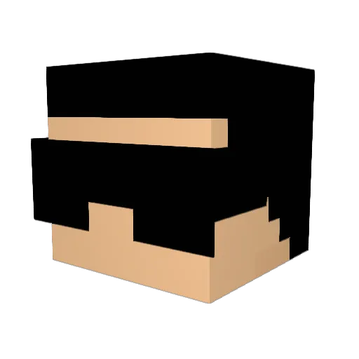 Shadorc Minecraft avatar head, 3D render