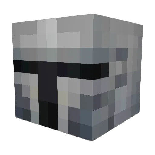 Shadotracker Minecraft avatar head, 3D render