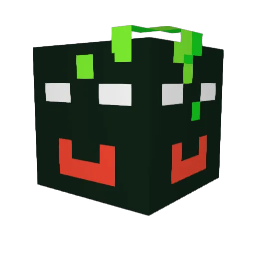 Shadoune777 Minecraft avatar head, 3D render