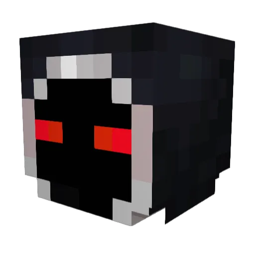 Shadow0000000011 Minecraft avatar head, 3D render