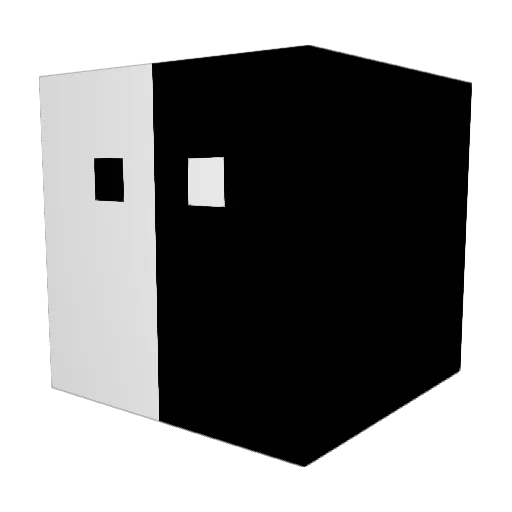 Shadow0908 Minecraft avatar head, 3D render
