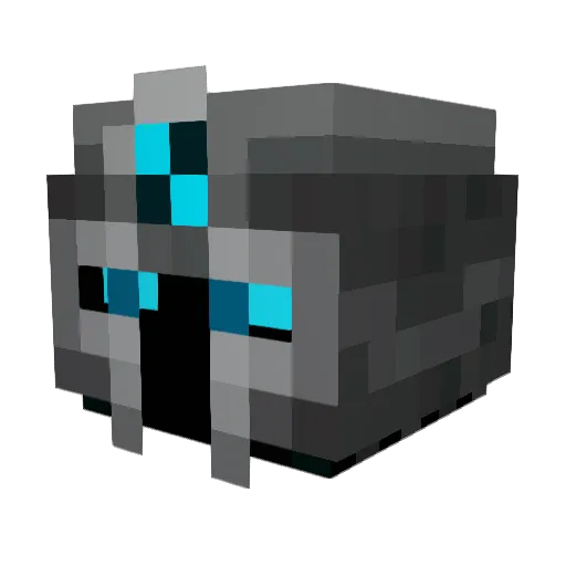 Shadow1205 Minecraft avatar head, 3D render