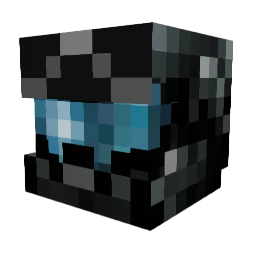 Shadow1903 Minecraft avatar head, 3D render