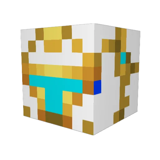 Shadow1cee Minecraft avatar head, 3D render