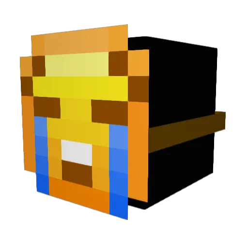 Shadow1x1 Minecraft avatar head, 3D render