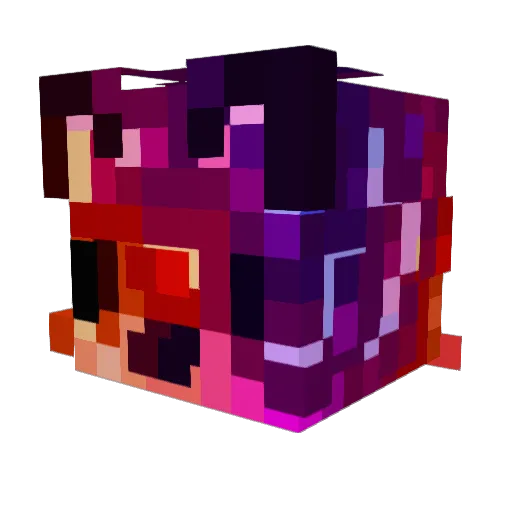 Shadow266774 Minecraft avatar head, 3D render