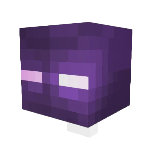 Shadow337 Minecraft avatar head, 3D render