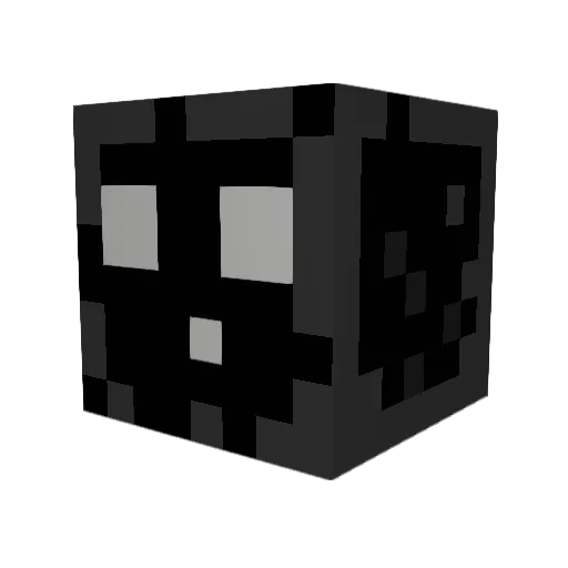 Shadow44__ Minecraft avatar head, 3D render