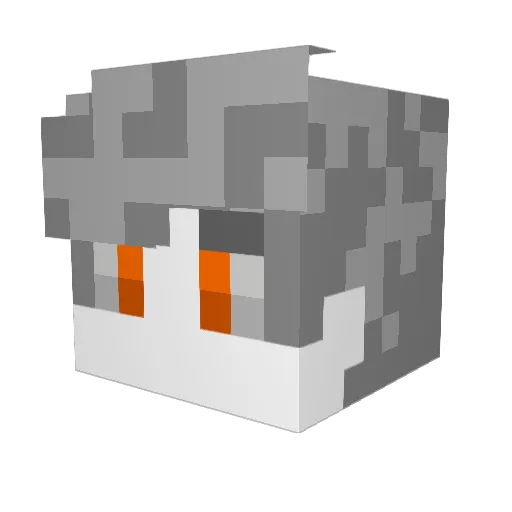 Shadow4568 Minecraft avatar head, 3D render