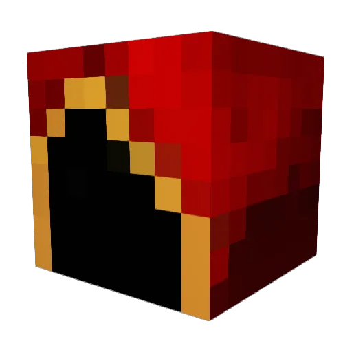 Shadow56 Minecraft avatar head, 3D render