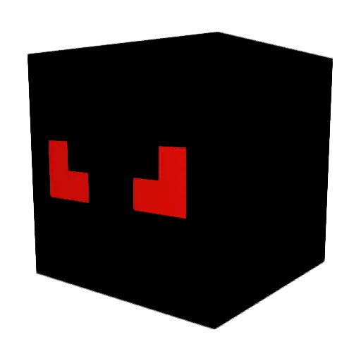 Shadow8lade Minecraft avatar head, 3D render